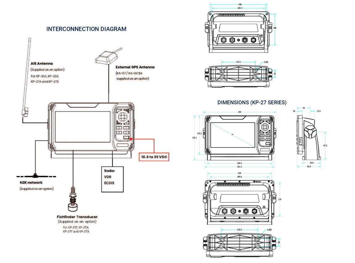 ONWA KP-27F Plotter grafico GP - Fish Finder recensione e prezzo